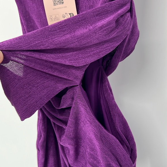 Oh Polly NWT Damia Cut-Out Bandeau Mini Dress in Grape small - Picture 5 of 8